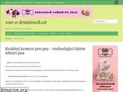 Sites similar to vse-o-krmivech.cz