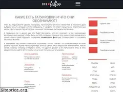 Sites similar to vse-o-tattoo.ru