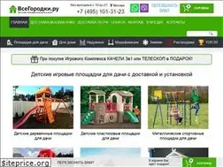 Sites similar to vsegorodki.ru