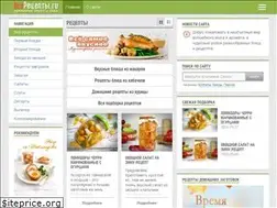 Sites similar to vseretsepti.ru