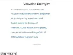 Sites similar to vsevolod.net