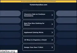 Sites similar to vsmerchandise.com