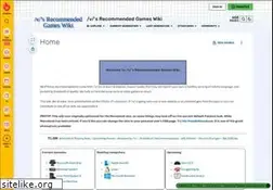 Sites similar to vsrecommendedgames.wikia.com