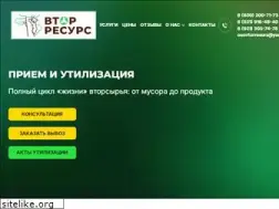 Sites similar to vtorressurs.ru