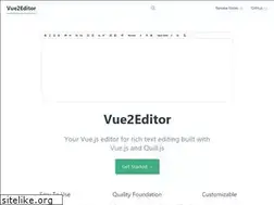 Sites similar to vue2editor.com