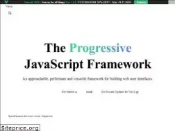 Sites similar to vuejs.org