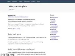 Sites similar to vuejsexamples.net