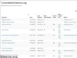 Sites similar to vulnerablecontainers.org