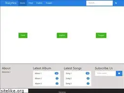 Sites similar to vulyrics.com