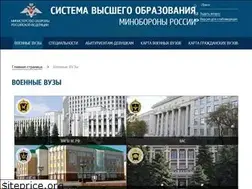 Sites similar to vuz.mil.ru
