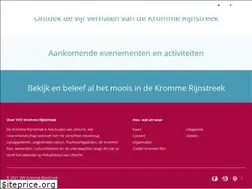 Sites similar to vvvkrommerijnstreek.nl