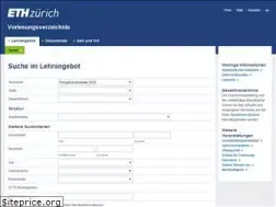 Sites similar to vvz.ethz.ch