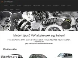 Sites similar to vw-alkatreszek.hu