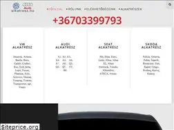 Sites similar to vw-audi-alkatresz.hu