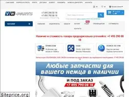 Sites similar to vw-parts.ru