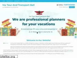 Sites similar to vwtourandtransportbali.id