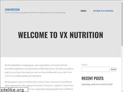 Sites similar to vxnutrition.com