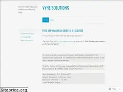 Sites similar to vynesolutions.wordpress.com