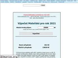 Sites similar to vypocet-materske.cz