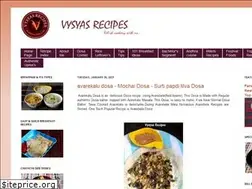 Sites similar to vysyasrecipes.com
