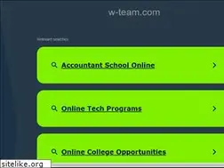 Sites similar to w-team.com