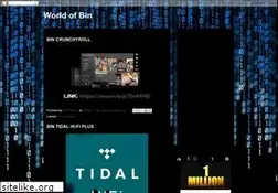 Sites similar to w0rldofbin.blogspot.com