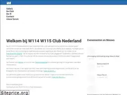 Sites similar to w114w115club.nl