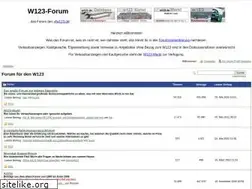 Sites similar to w123-forum.net