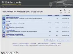 Sites similar to w126-forum.de