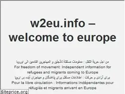 Sites similar to w2eu.info