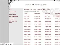 Sites similar to w3bdirectory.com