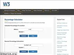 Sites similar to w3percentagecalculator.com