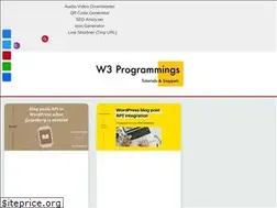 Sites similar to w3programmings.com