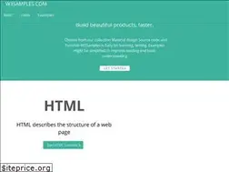 Sites similar to w3samples.com