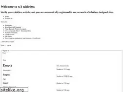 Sites similar to w3tableless.com