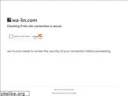 Sites similar to wa-lin.com