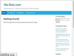 Sites similar to wa-shoi.com
