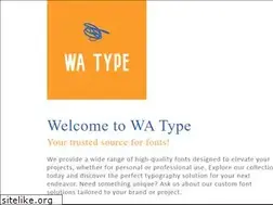 Sites similar to wa-type.com