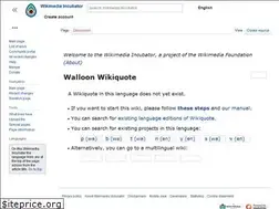 Sites similar to wa.wikiquote.org