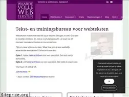 Sites similar to waardevollewebteksten.nl