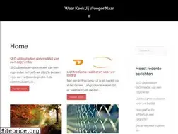 Sites similar to waarkeekjijvroegernaar.nl