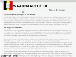 Sites similar to waarnaartoe.be