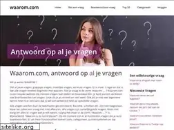 Sites similar to waarom.com