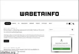 Sites similar to wabetainfo.com
