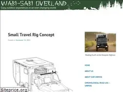 Sites similar to wabisabioverland.com