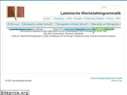 Sites similar to wachstafelngrammatik.de