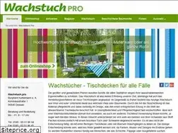 Sites similar to wachstuch.pro