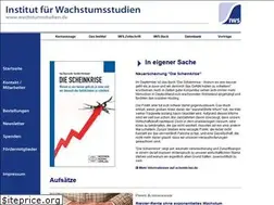 Sites similar to wachstumsstudien.de