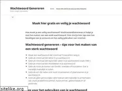 Sites similar to wachtwoordgenereren.nl