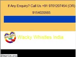 Sites similar to wackywhistles.in